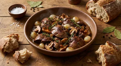 Chicken Livers W/ Mushrooms