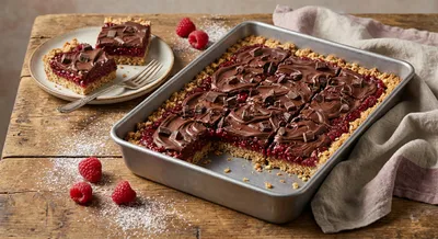 Chocolate Raspberry Bars (Dave)