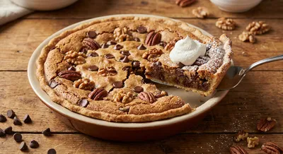 Chocolate Chip Nut Pie