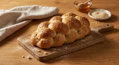 Honey Whole Wheat Challah (Jeff Smith)