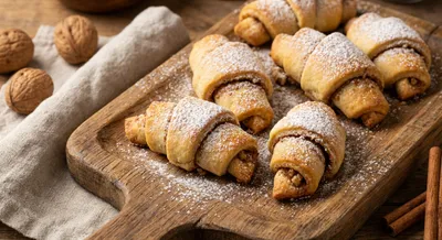 Rugelach (Cinnamon Nut Crescents)