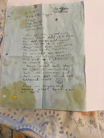 Scan page 1 of Cinnamon Rope Cookies