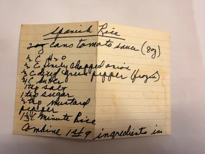 Scan page 1 of Spanish Rice