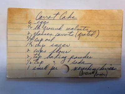 Scan page 1 of Carrot Cake