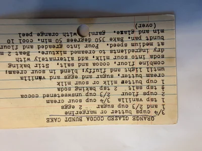 Scan page 1 of Orange Glazed Cocoa Bundt Cake