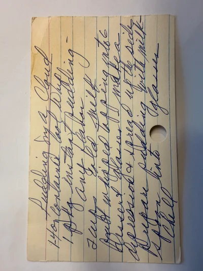 Scan page 1 of Pudding In A Cloud