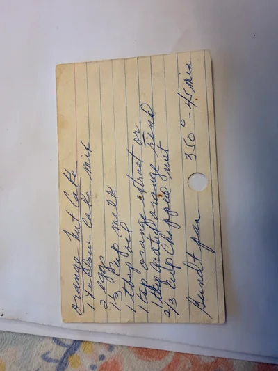 Scan page 1 of Orange Nut Cake