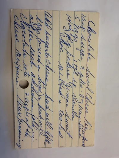 Scan page 1 of Chocolate Swirl Cheese Pie