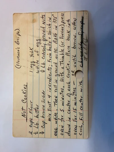 Scan page 1 of Nut Cookies