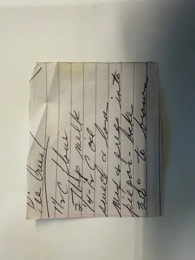 Scan page 1 of Pie Crust