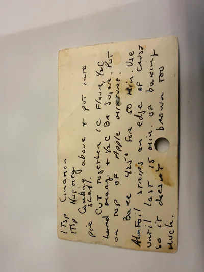 Scan page 2 of French Apple Pie