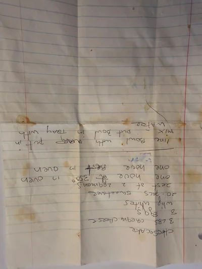 Scan page 1 of Cheesecake