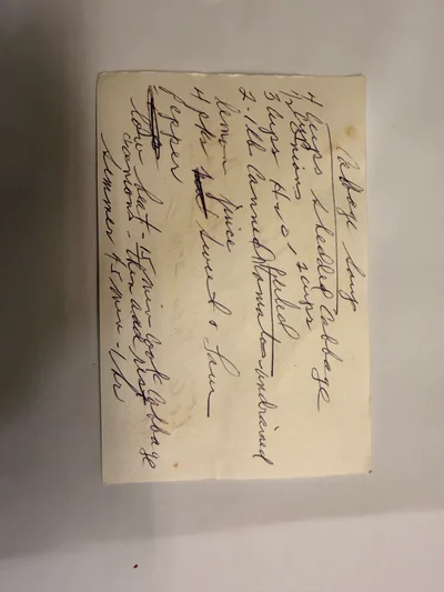 Scan page 1 of Cabbage Soup