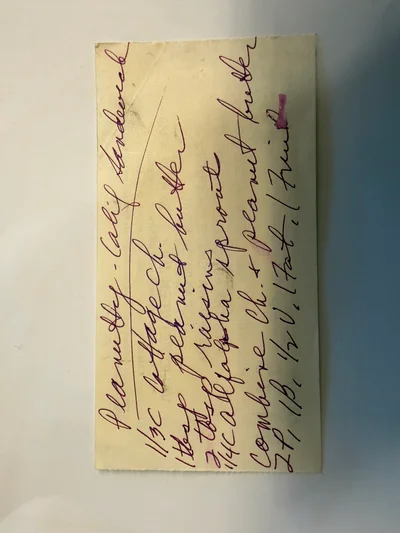 Scan page 1 of Peanutty-Calif Sandwich