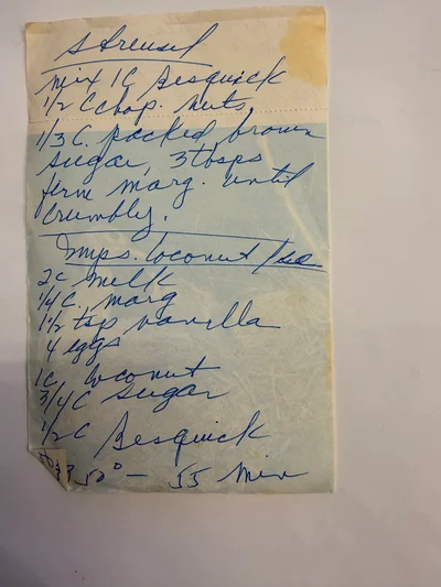 Scan page 1 of Impossible French Apple Pie