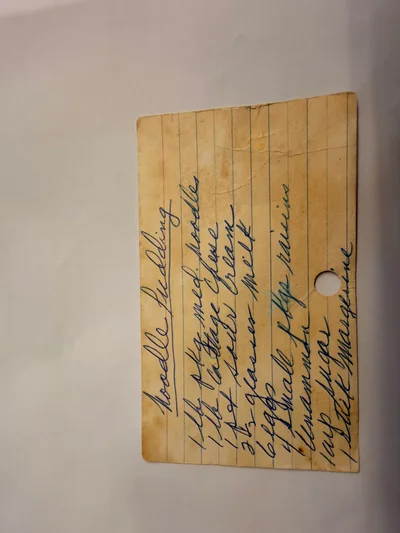 Scan page 1 of Noodle Pudding