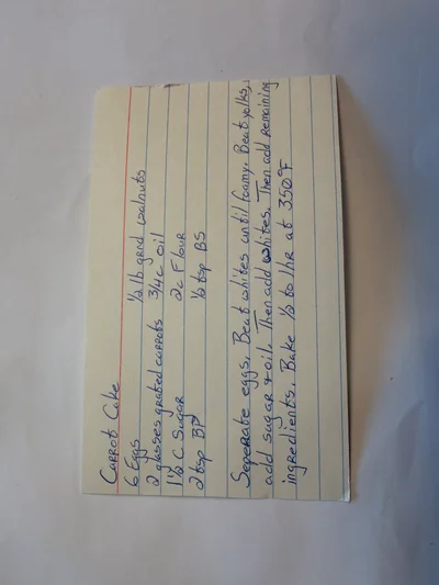 Scan page 1 of Carrot Cake