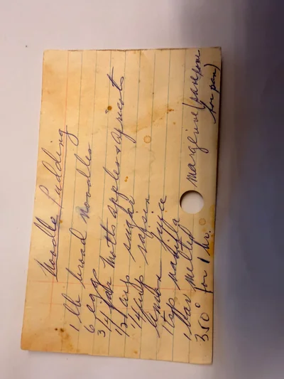 Scan page 1 of Noodle Pudding